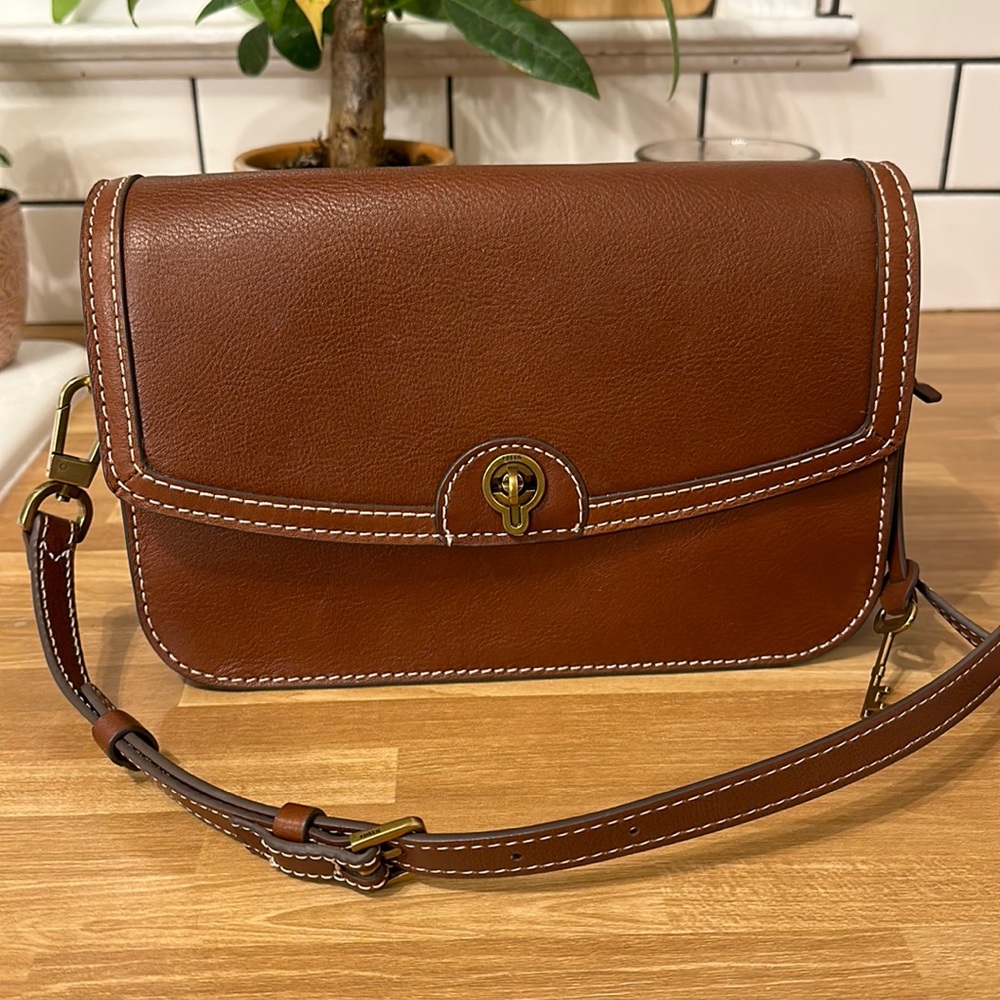 Fossil Leather Crossbody
